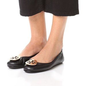 Tory Burch Black Ballet Flat.  8.5